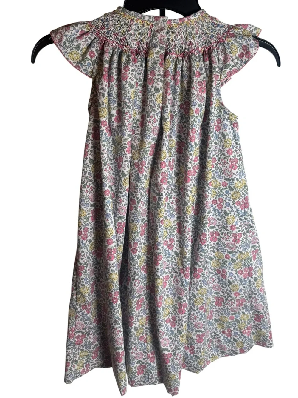 Ruth and Ralph Girls' Smocked Americana Dress in floral size 6